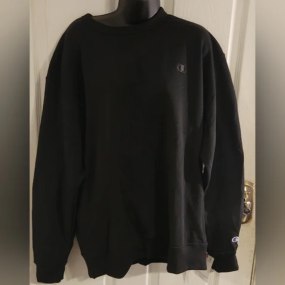 Champion Black Sweatshirt With Black C Logo XL - Picture 7 of 7